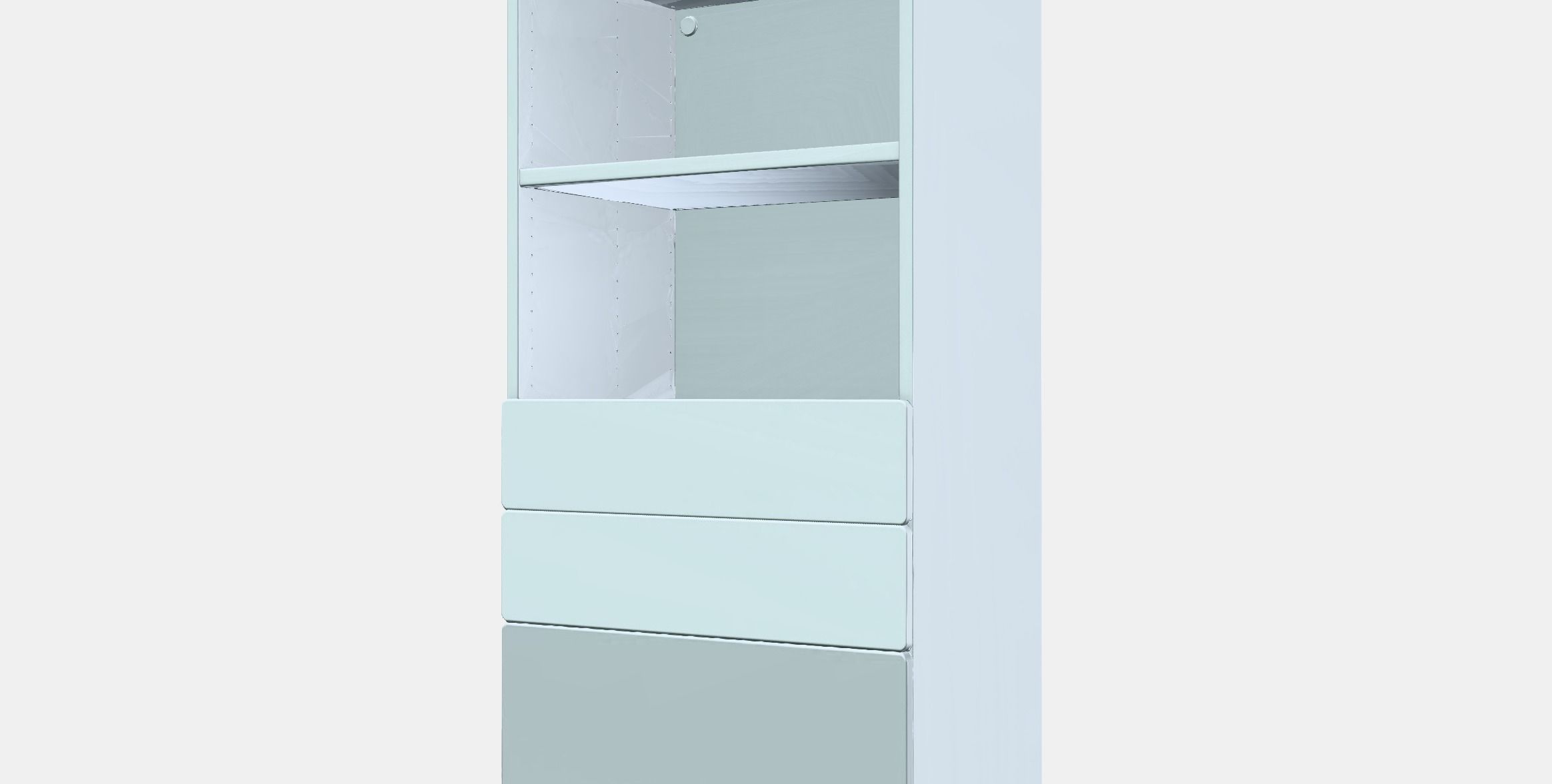 SMASTAD - PLATSA Bookcase 1 Low-poly 3D model_13