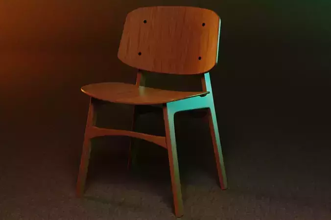 Soborg Wood Base chair