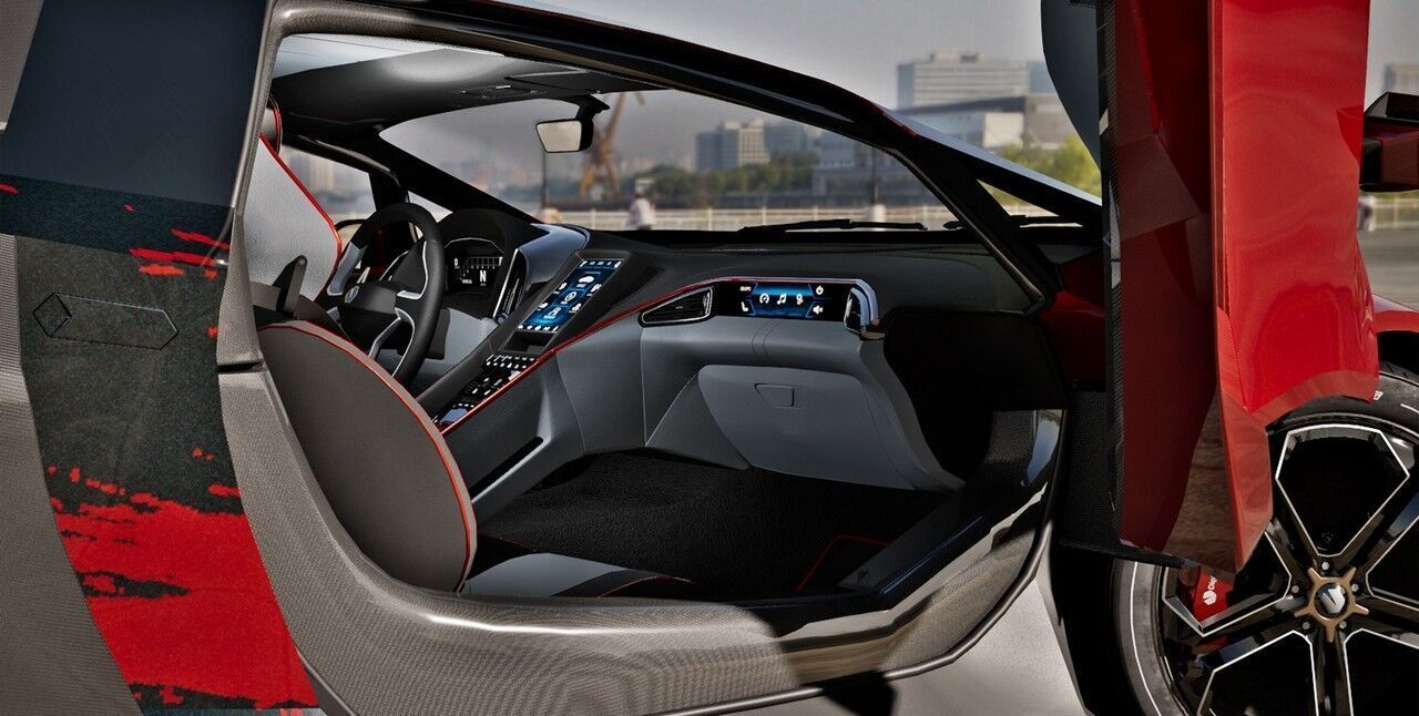 Next-Gen Supercar Concept Model Low-poly 3D model_5