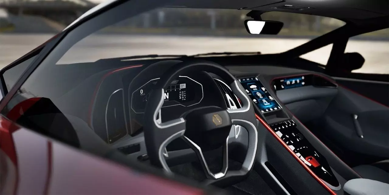 Next-Gen Supercar Concept Model Low-poly 3D model_0