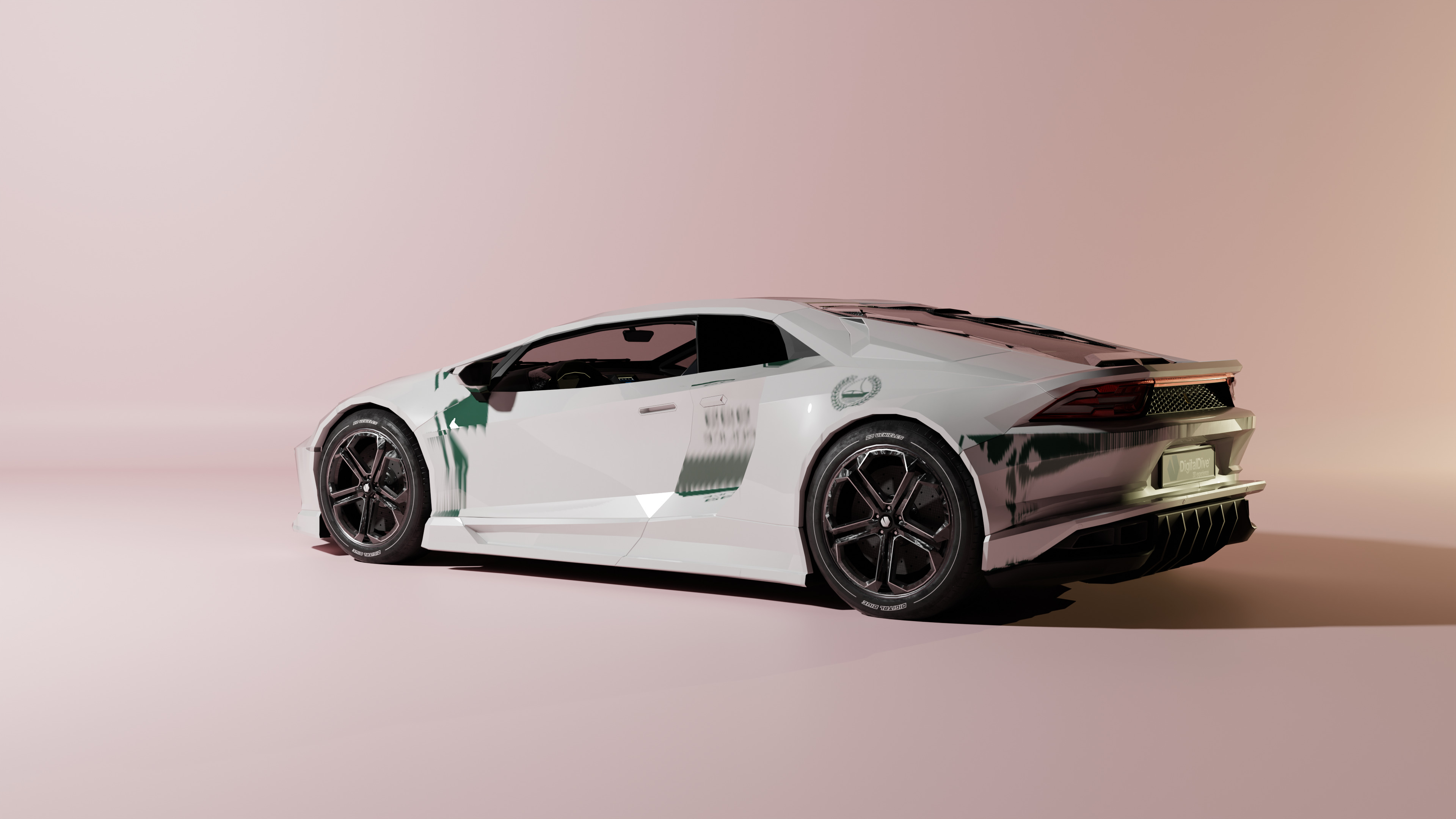 Next-Gen Supercar Concept Model Low-poly 3D model_2