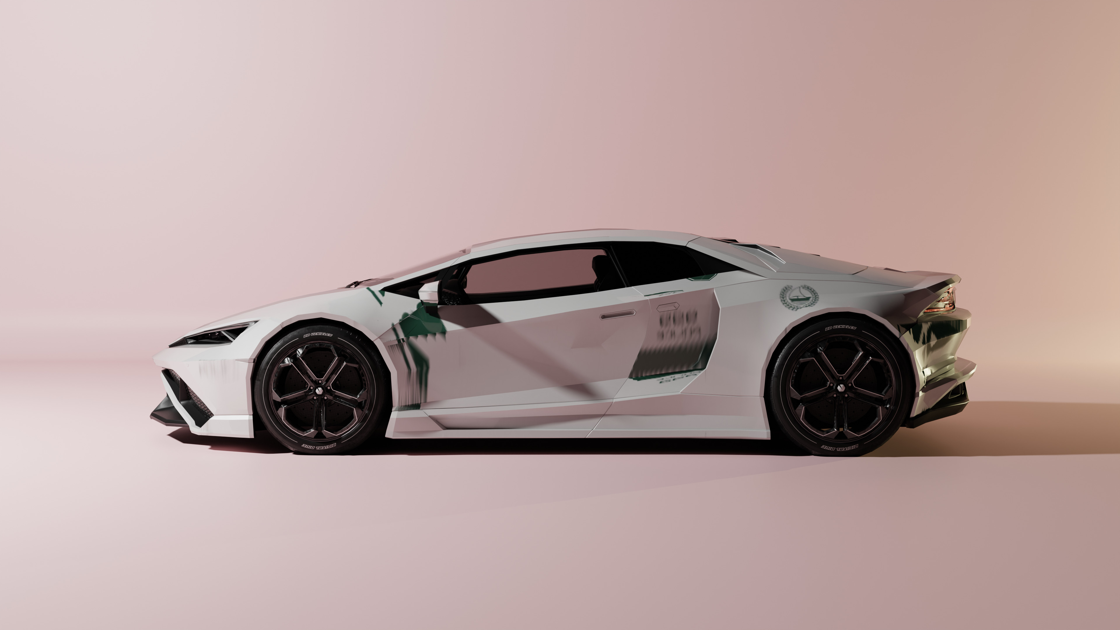 Next-Gen Supercar Concept Model Low-poly 3D model_3