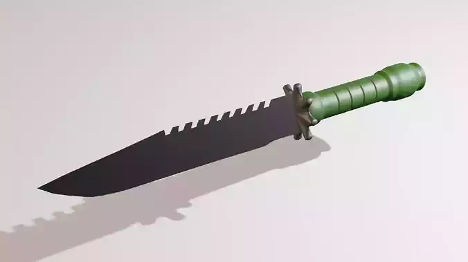 MILITARY KNIFE LOW POLY - READY TO PLAY