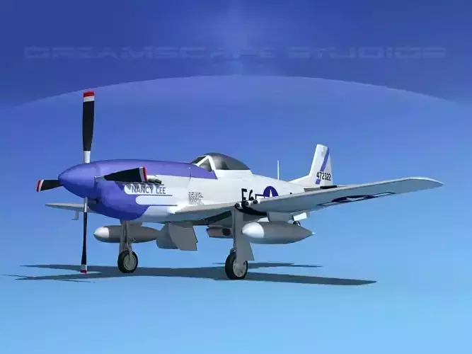 P-51D Mustang Nancy Lee 3D model
