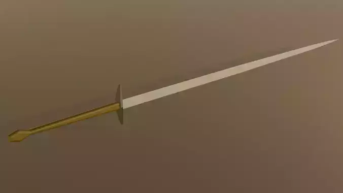 MODERN SWORD LOW POLY - READY TO GAME