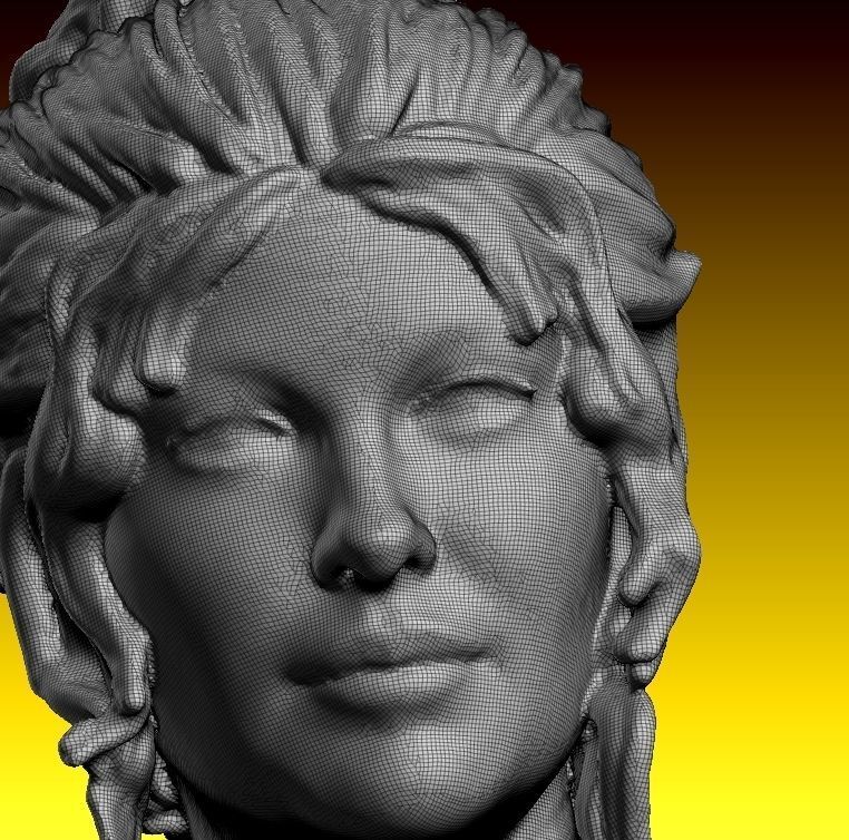 Chair nude female figurine for 3D printing 3D print model_9