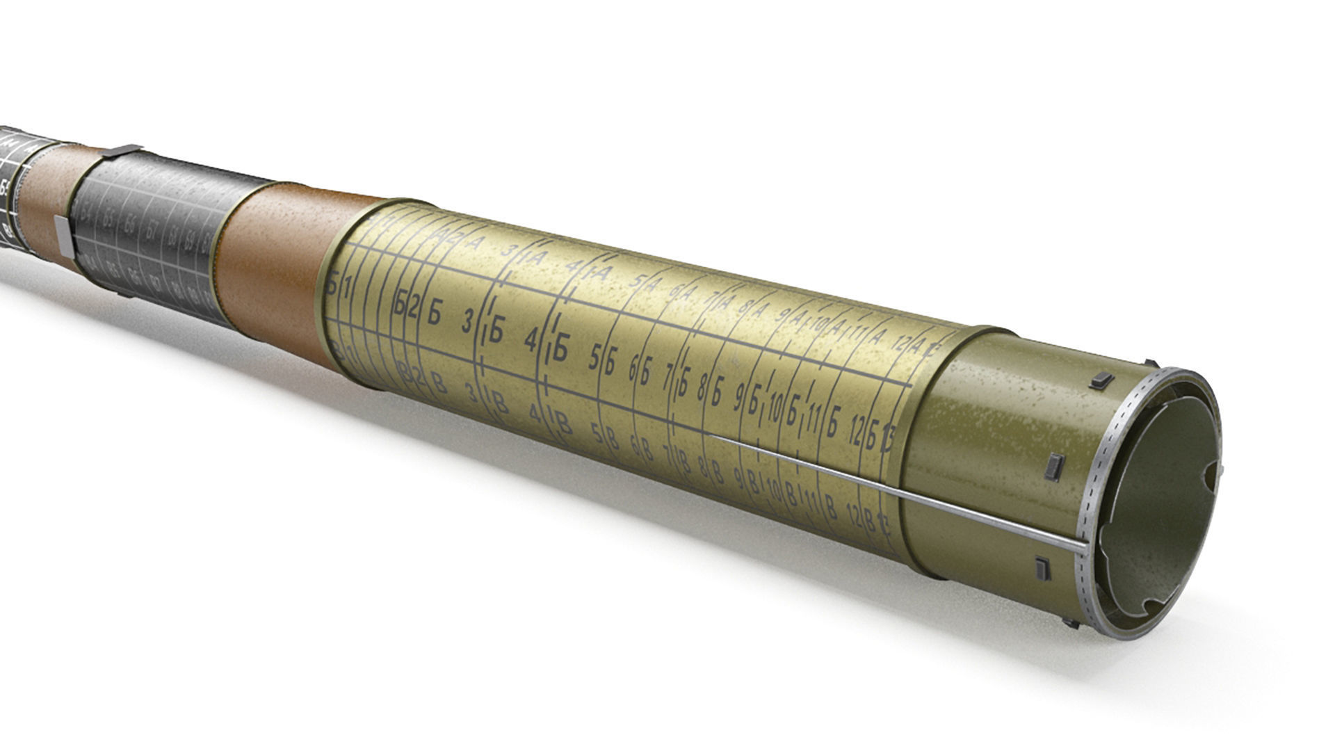 RT-2PM Topol SS-25 Sickle ICBM Missile 3D model_9