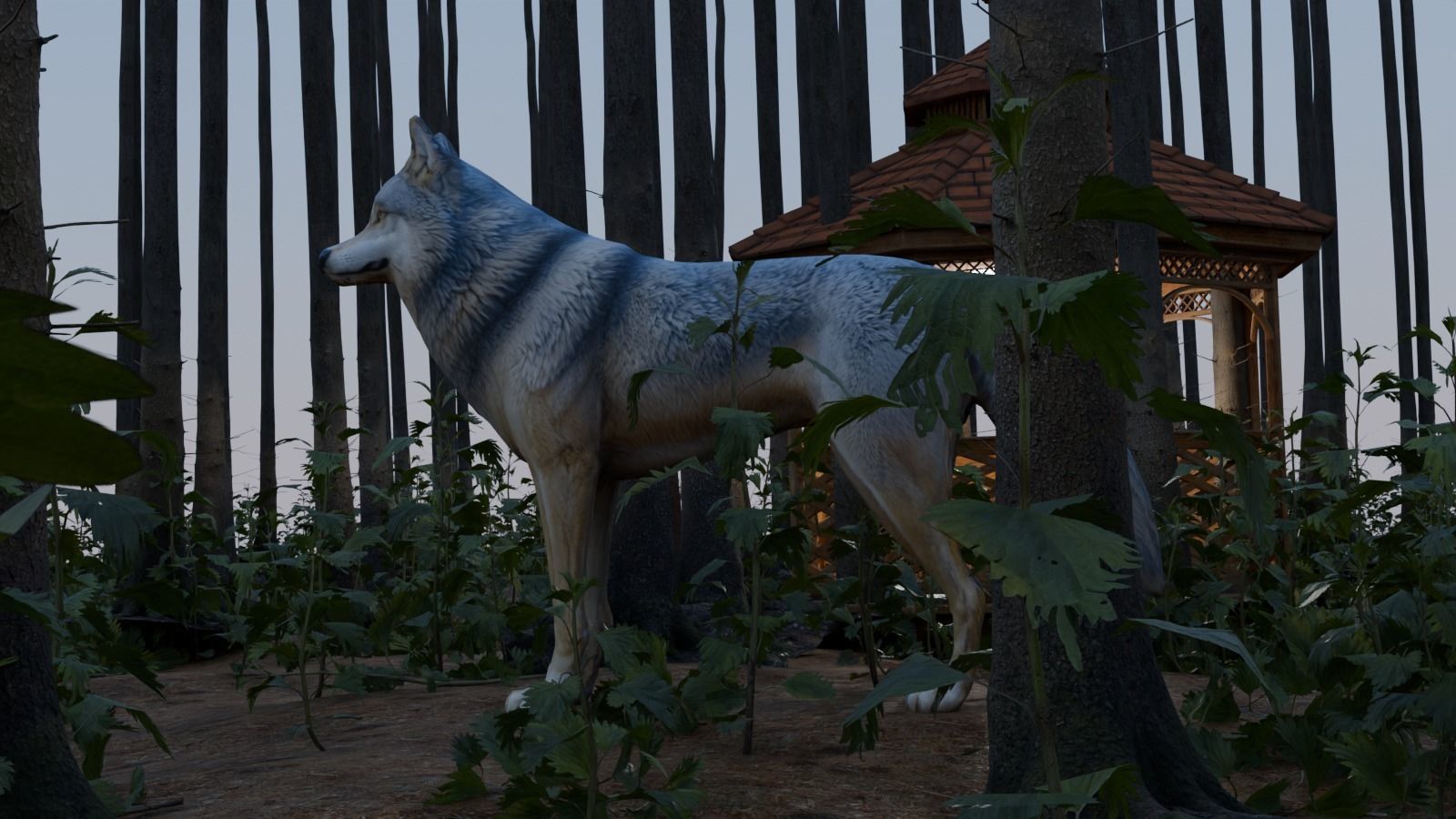 Wolf King Free 3D model_5