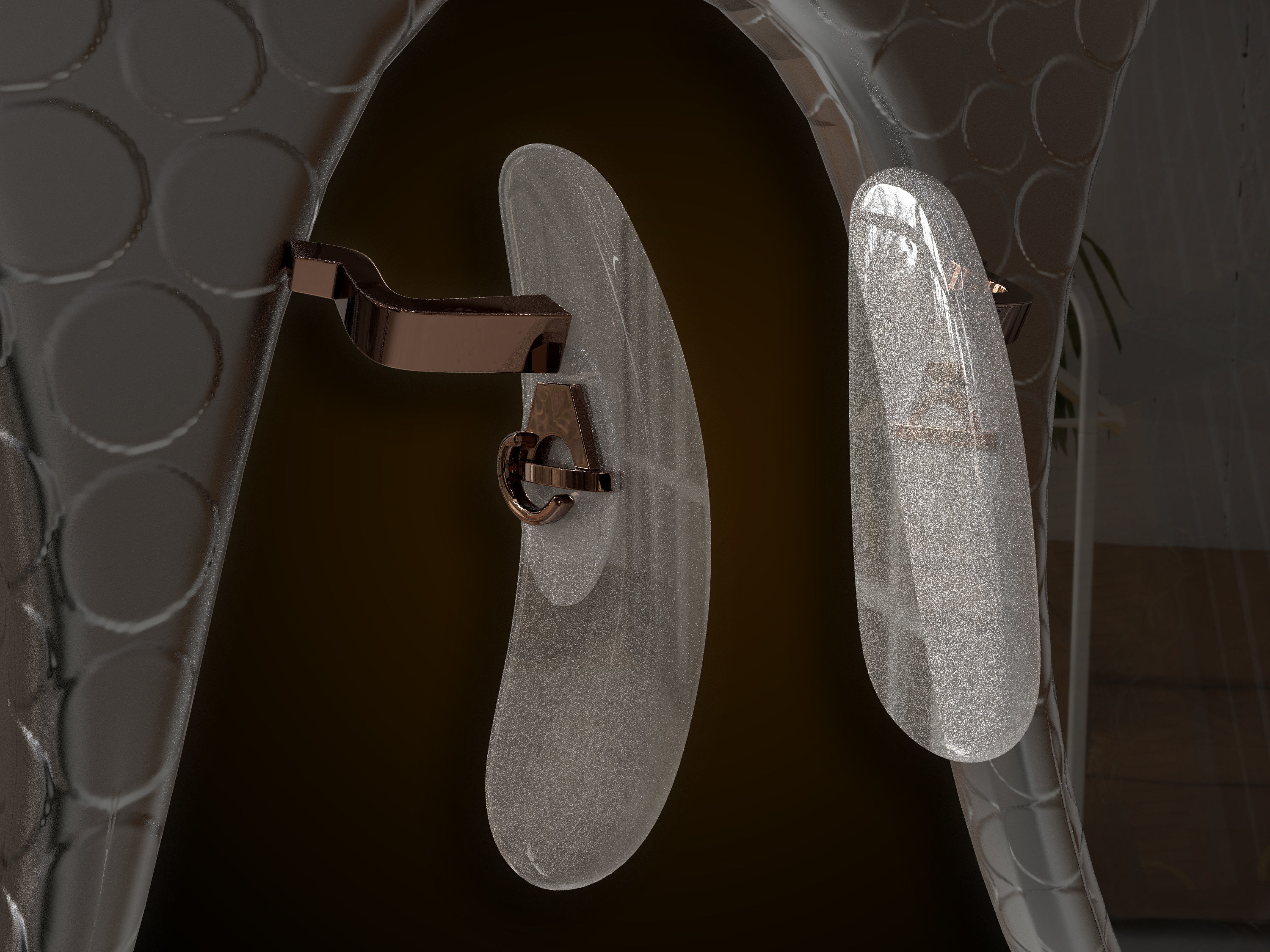 Womens Glasses 02 Low-poly 3D model_6