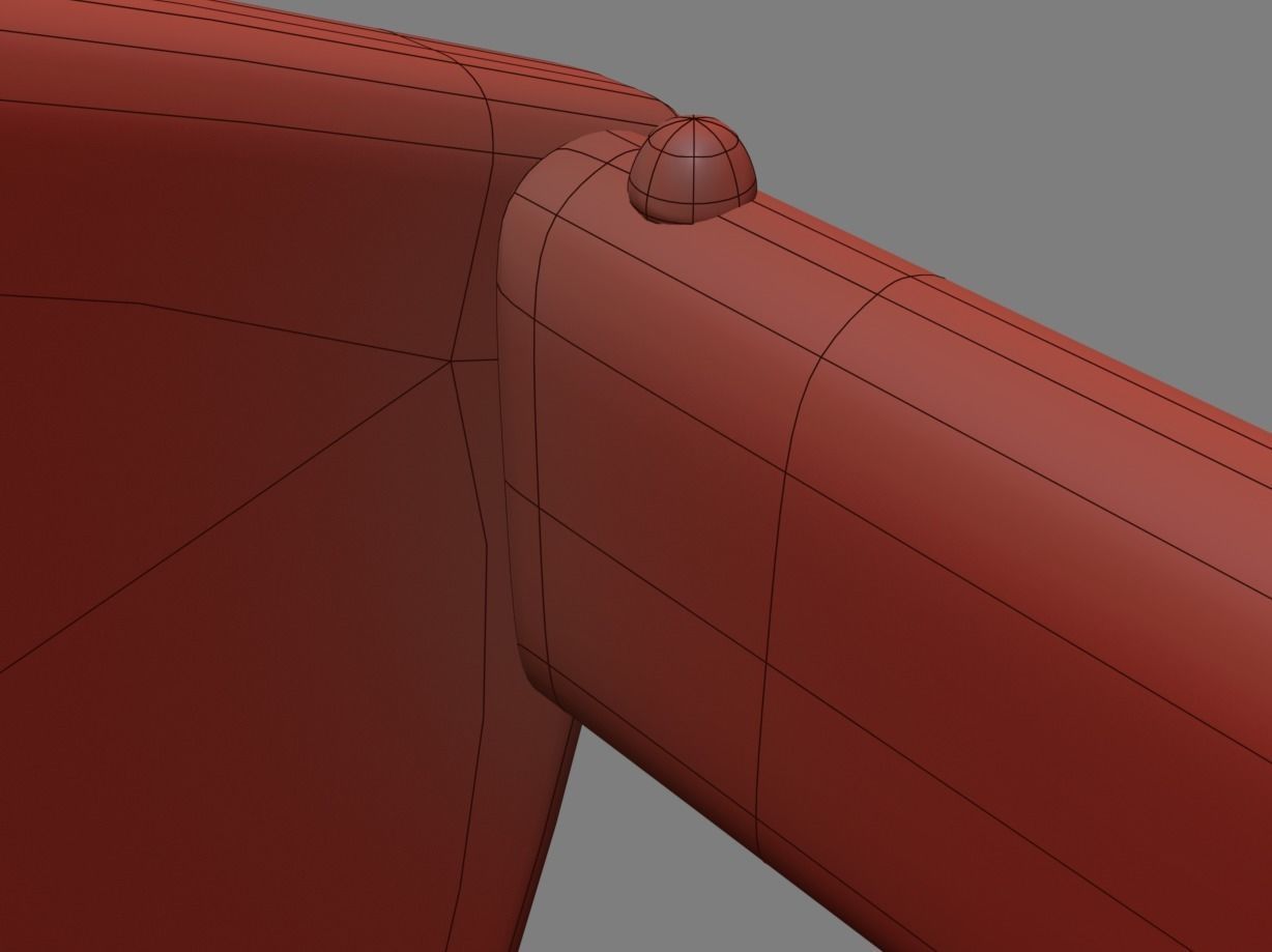 Womens Glasses 02 Low-poly 3D model_9