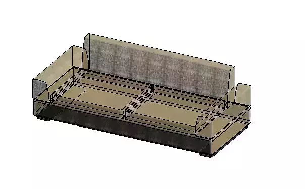 Seater Sofa Fully Parametric