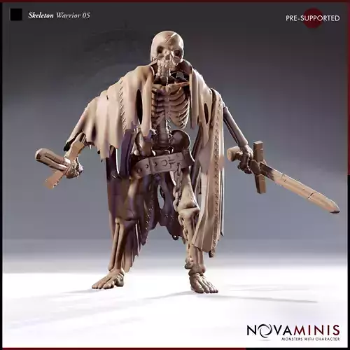 Skeleton Warrior 05 3D print model