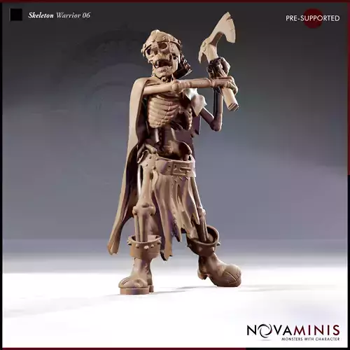 Skeleton Warrior 06 3D print model