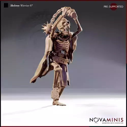 Skeleton Warrior 06 3D print model