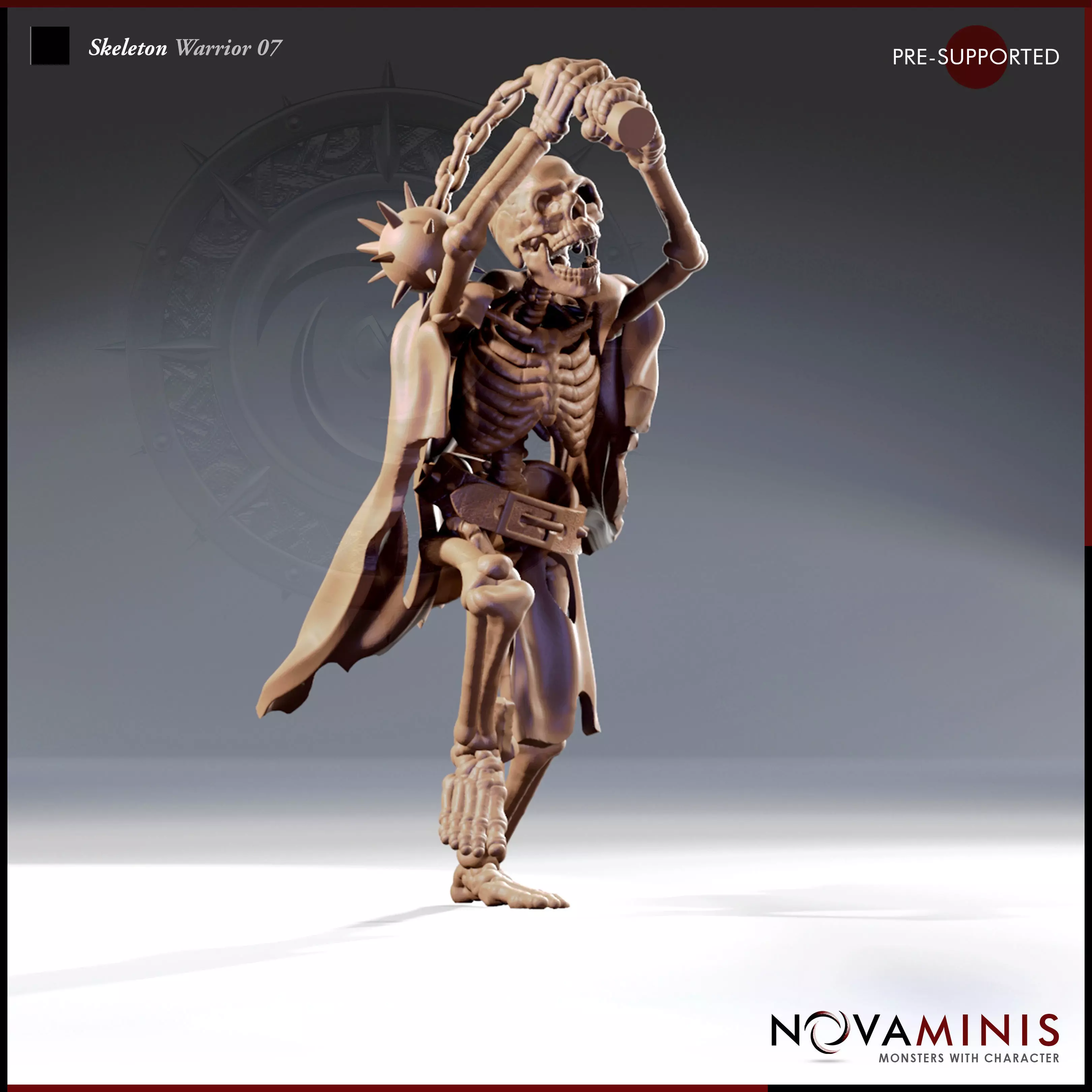 Skeleton Warrior 06 3D print model_0