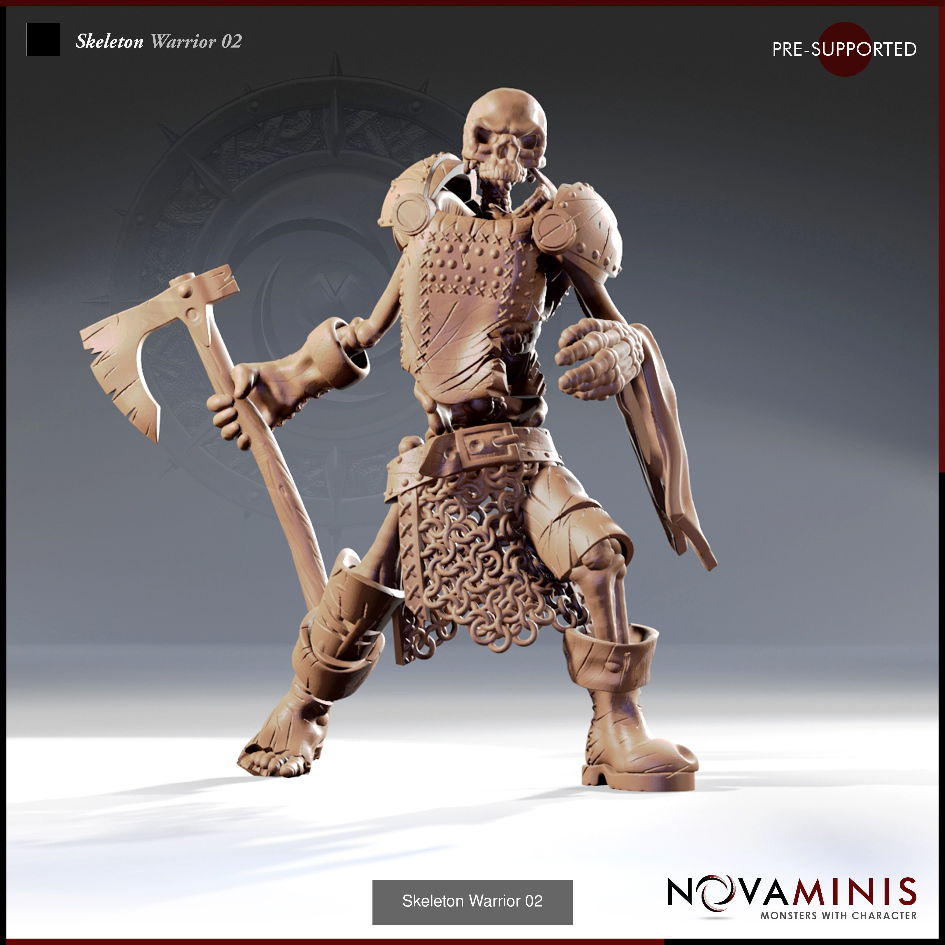Skeleton Warriors - Mors Mihi Lucrum 3D Model Collection_33