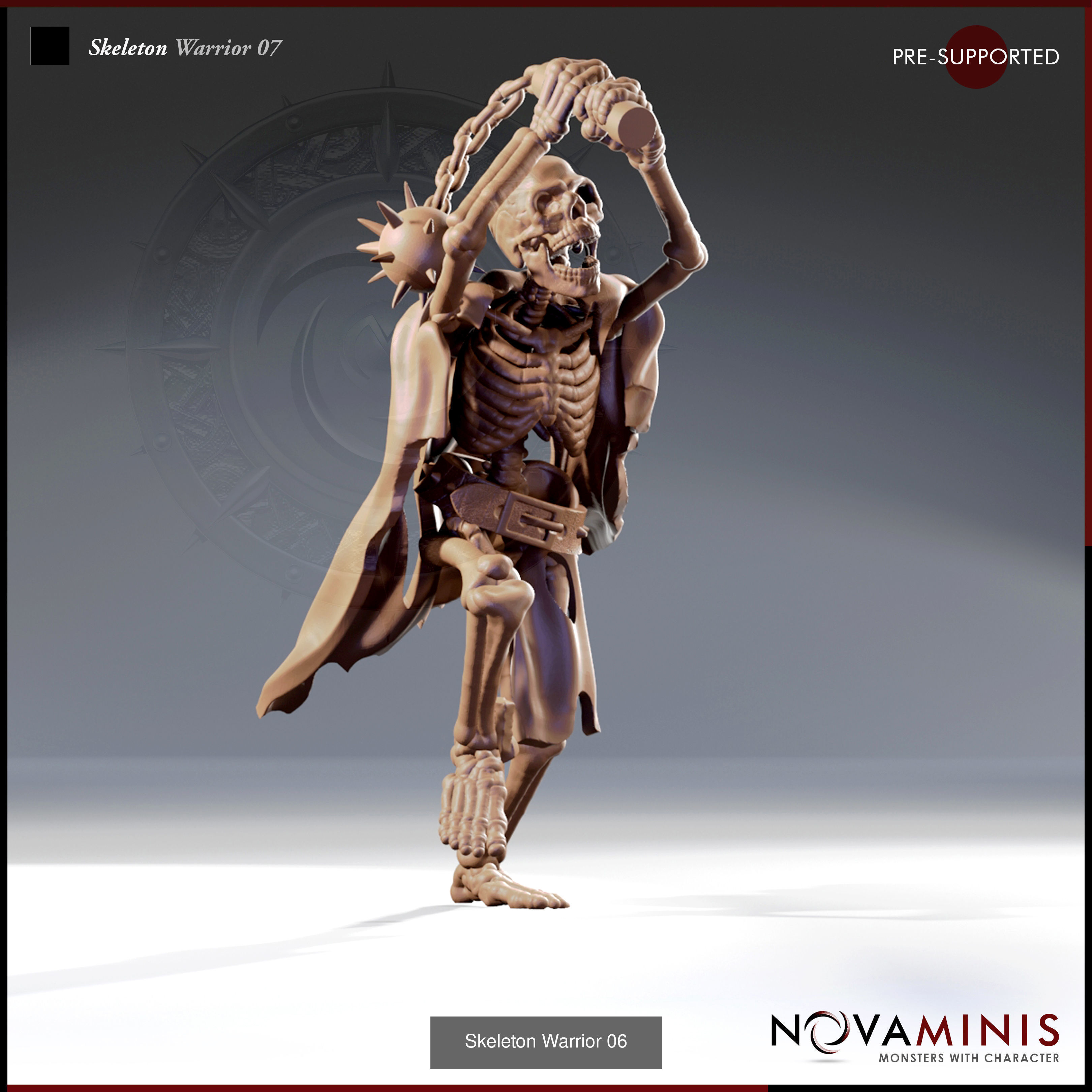 Skeleton Warriors - Mors Mihi Lucrum 3D Model Collection_38