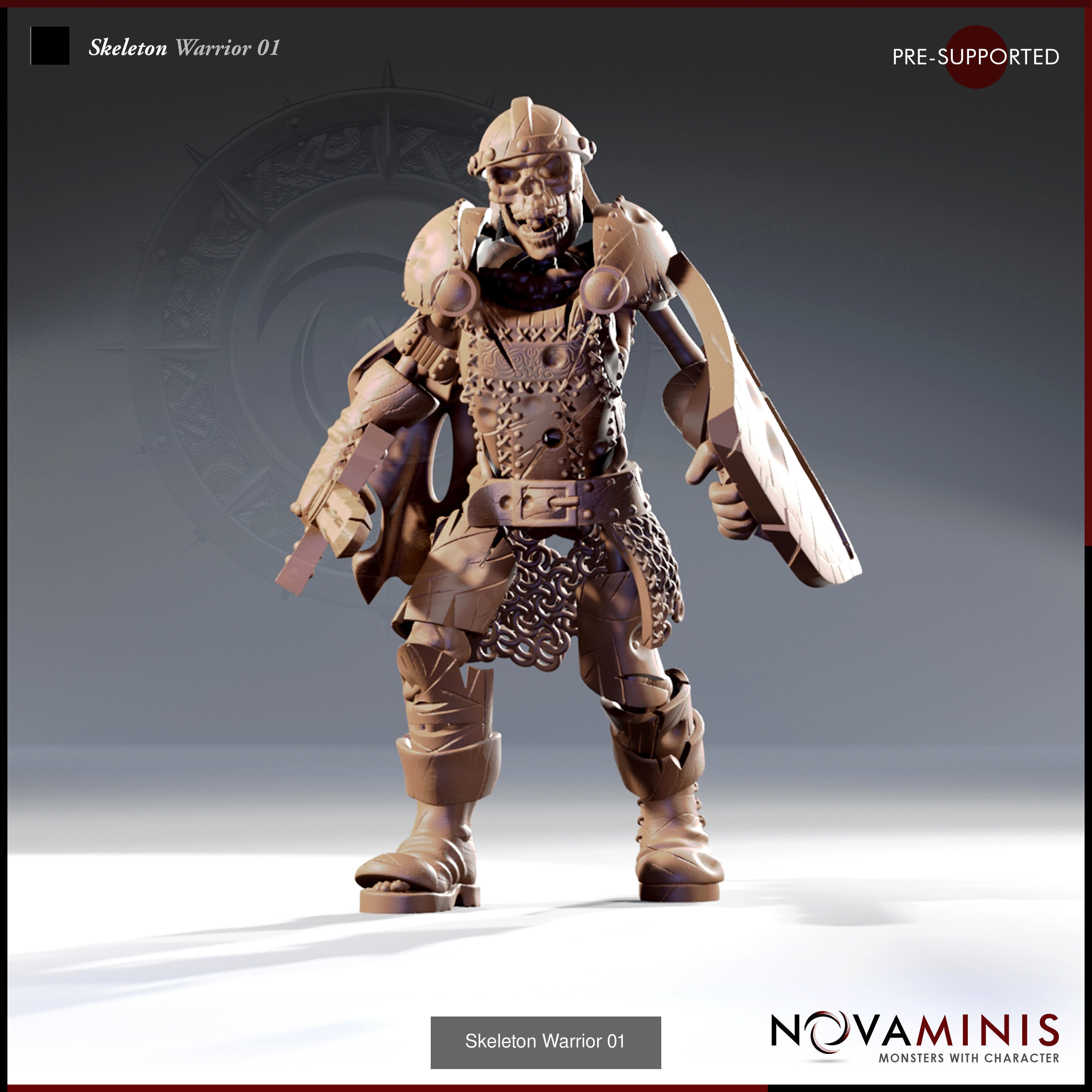 Skeleton Warriors - Mors Mihi Lucrum 3D Model Collection_32