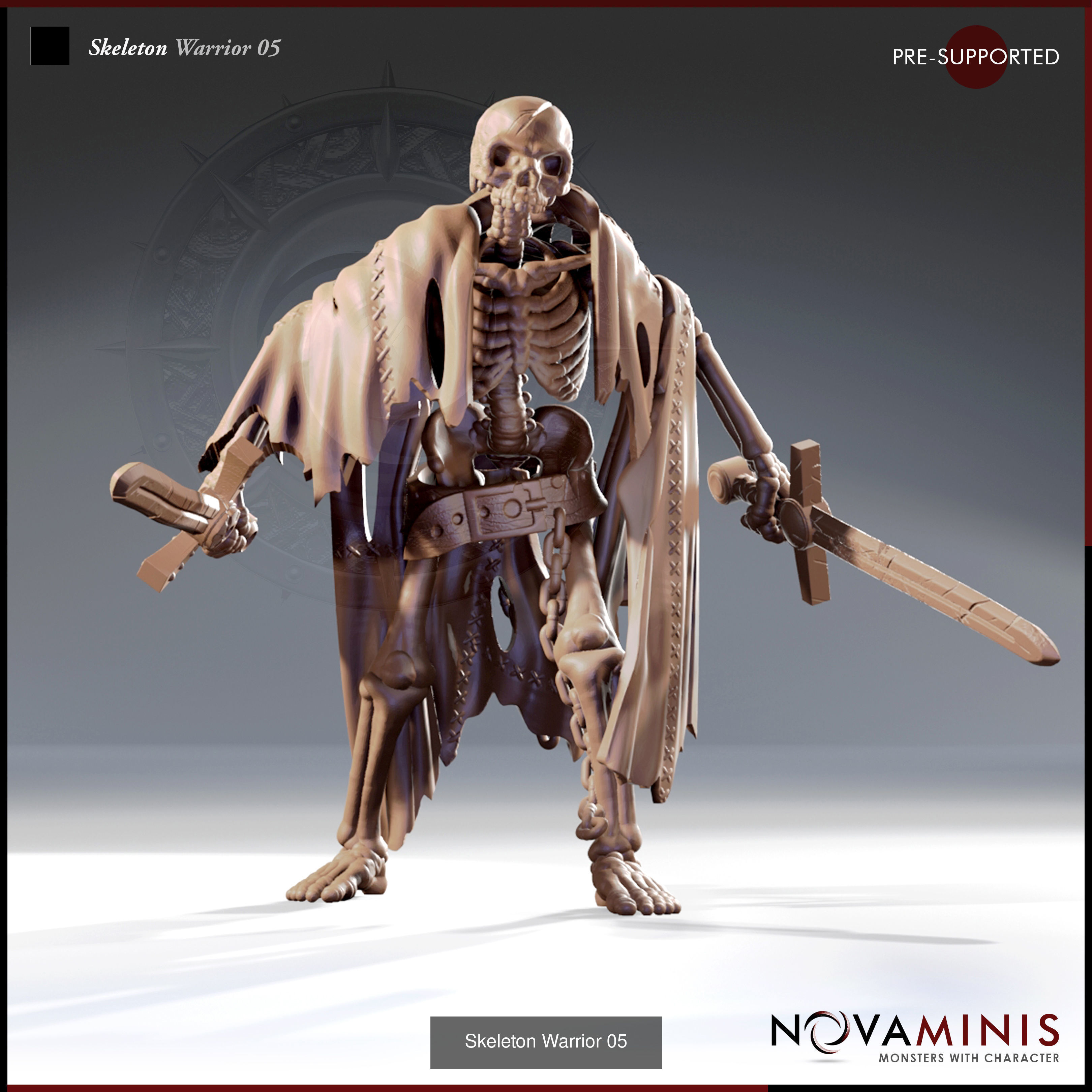 Skeleton Warriors - Mors Mihi Lucrum 3D Model Collection_36