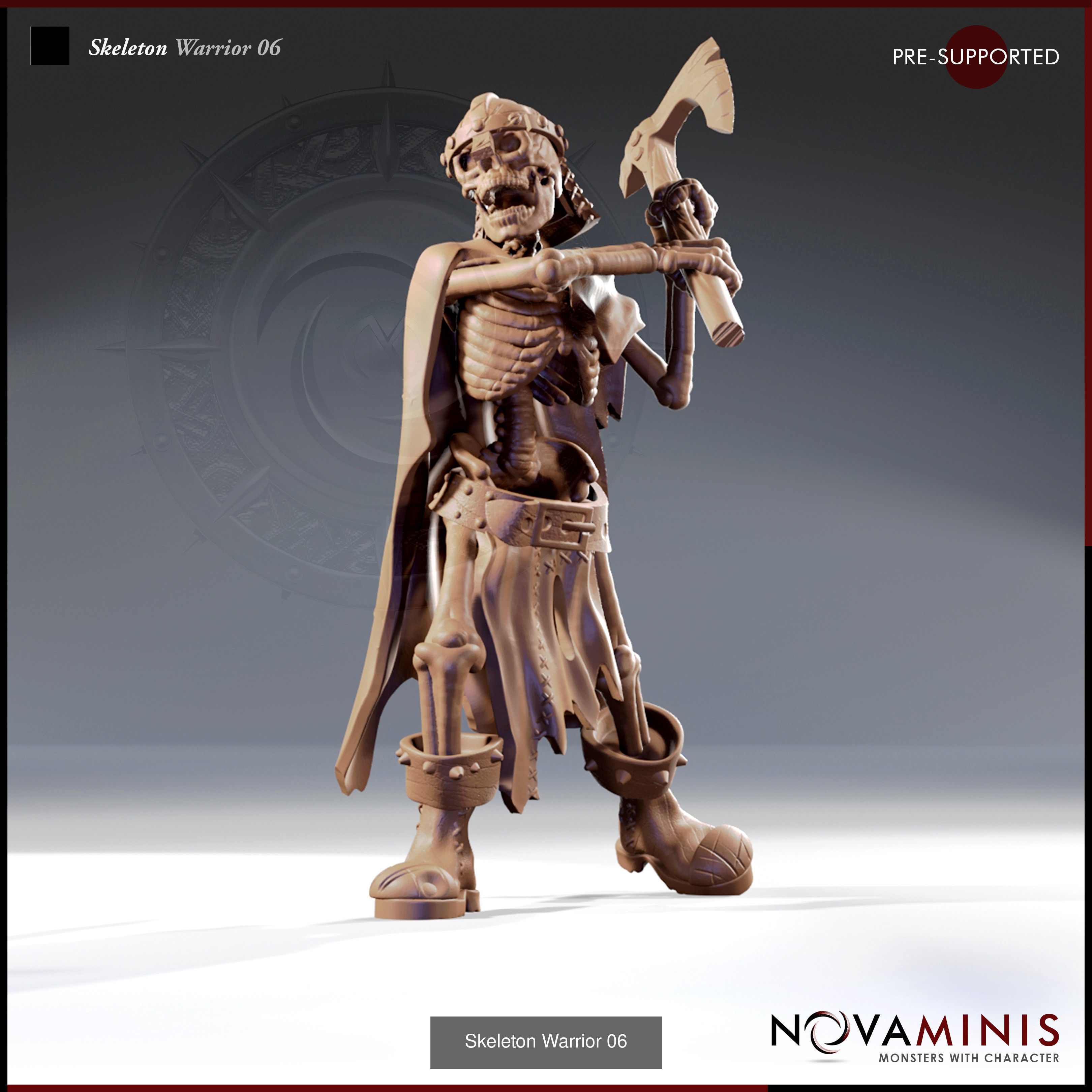 Skeleton Warriors - Mors Mihi Lucrum 3D Model Collection_37