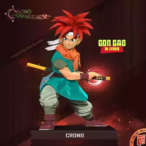 Crono - Chrono Trigger Fanart 3D print model