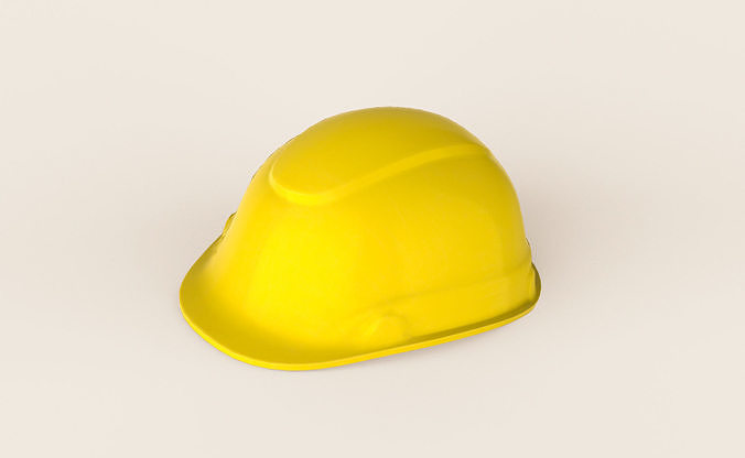 Prop97 Construction Helmet Low-poly 3D model