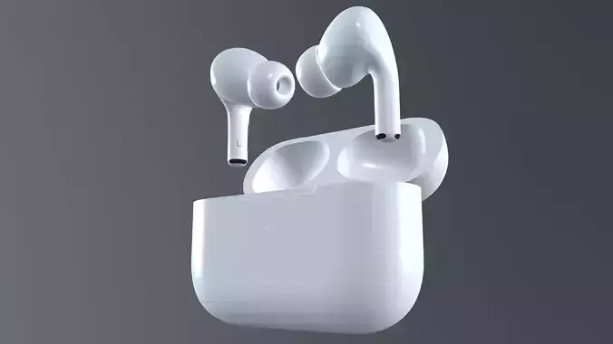 Apple airpods pro Low-poly 3D model