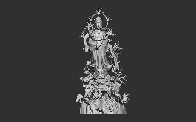 Bodhisattva 3D print model