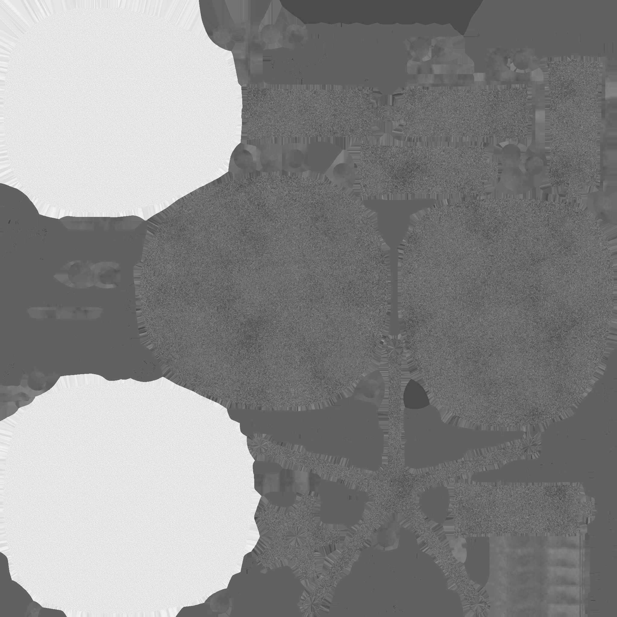 Office Chair Blue Low-Poly Game Ready PBR AR VR Low-poly 3D model_16