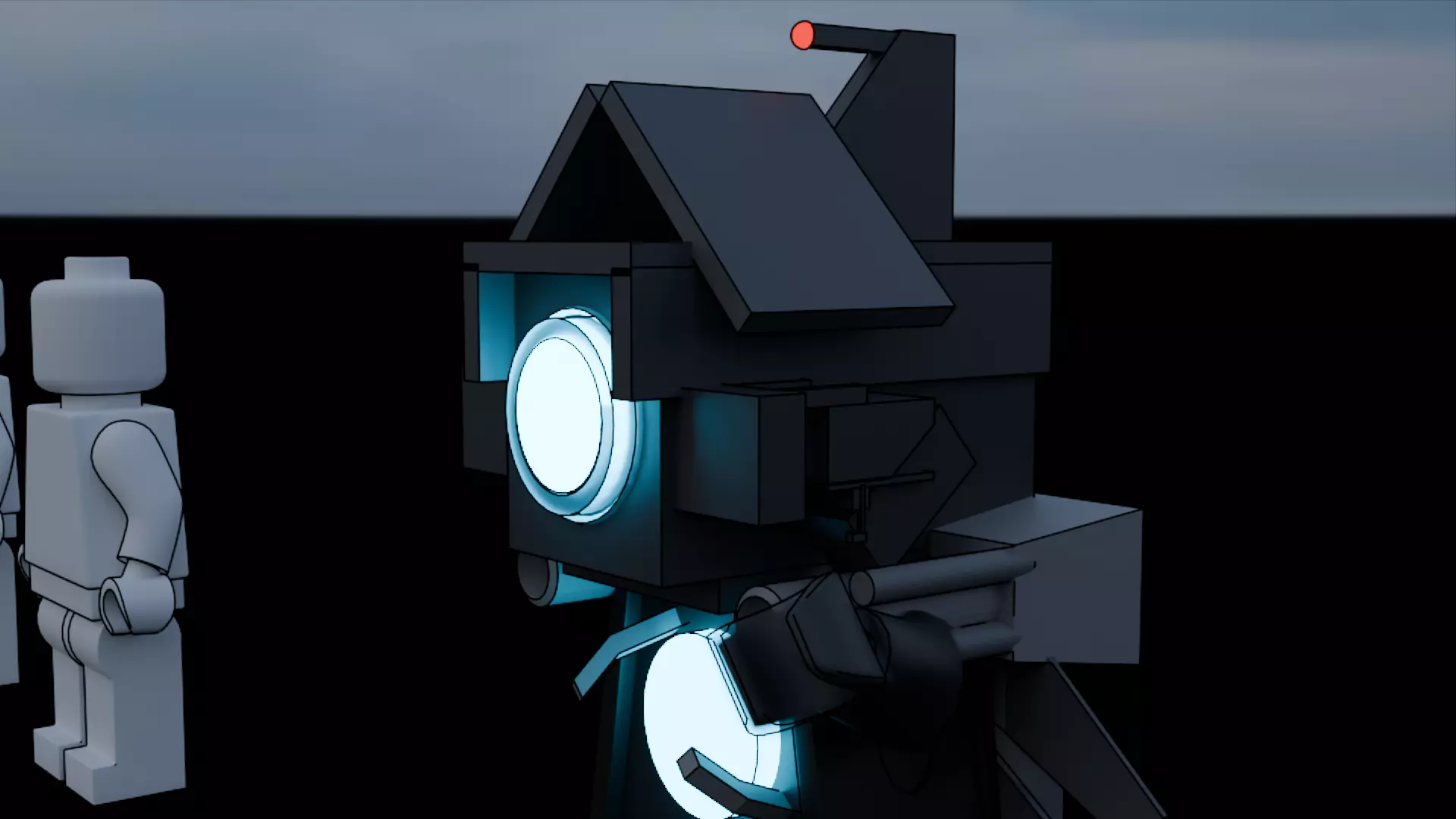 lego skibidi Free 3D model