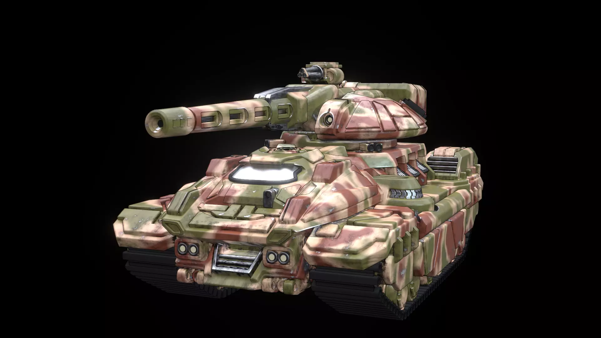 Chasovoy MK II - Medium Tank 3D print model_0