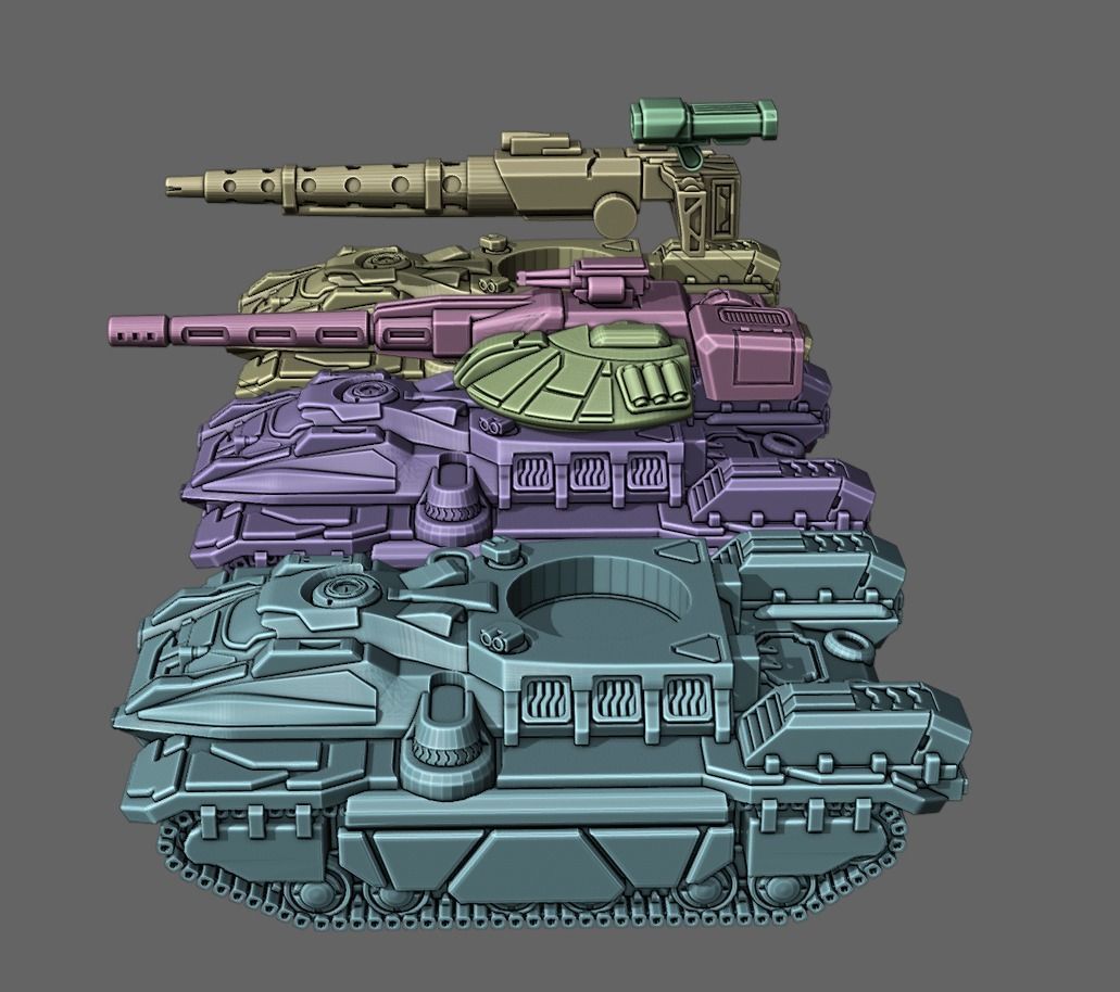 Chasovoy MK II - Medium Tank 3D print model_5