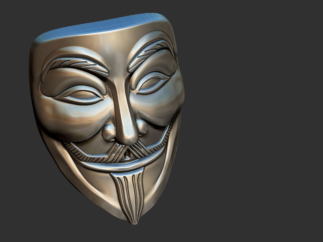 V for Vendetta - V de Vinganca 3D print model_13