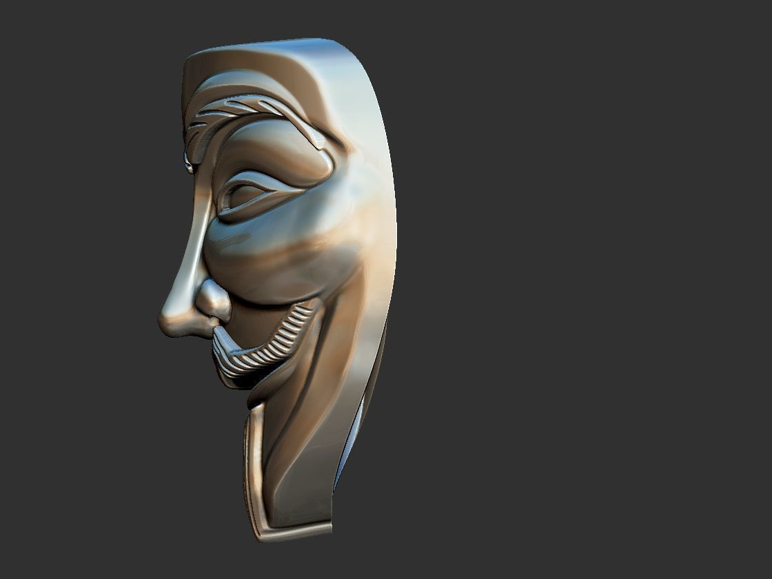 V for Vendetta - V de Vinganca 3D print model_11