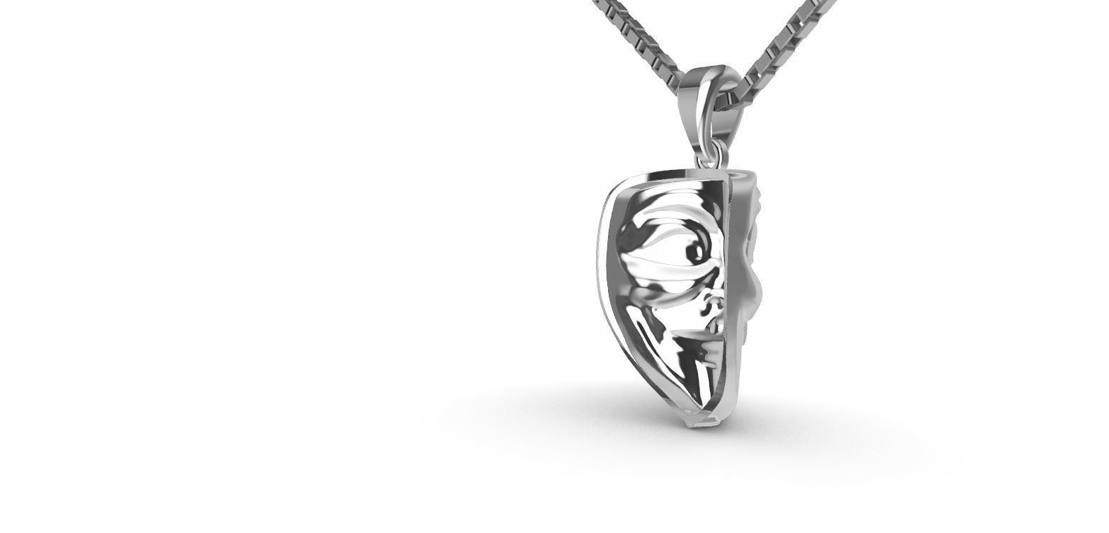 V for Vendetta - V de Vinganca 3D print model_16