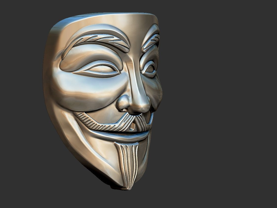V for Vendetta - V de Vinganca 3D print model_2