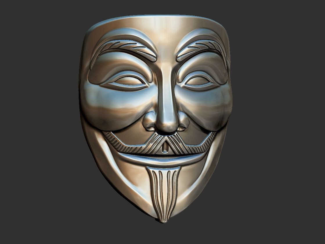 V for Vendetta - V de Vinganca 3D print model_1