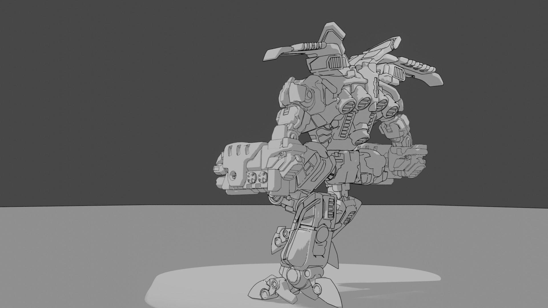 Doppelsoeldner Mecha MK 3 3D print model_2