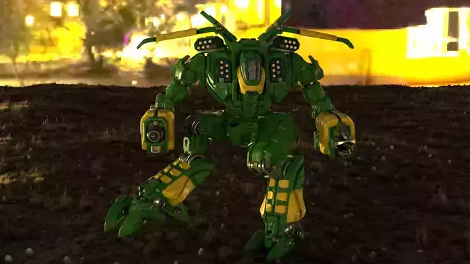 Doppelsoeldner Mecha MK 3 3D print model