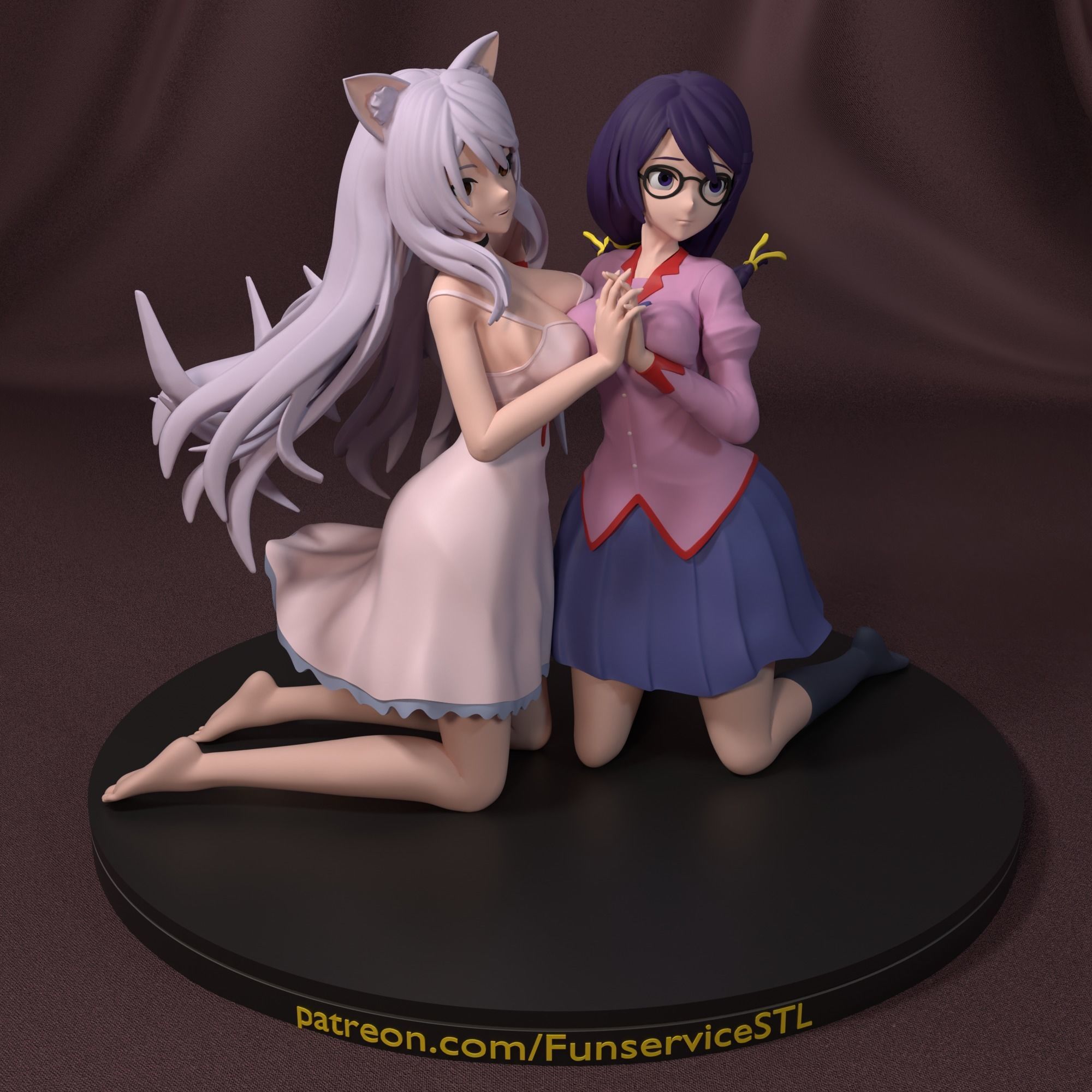 Tsubasa Hanekawa from Monogatari anime 3D print model_5