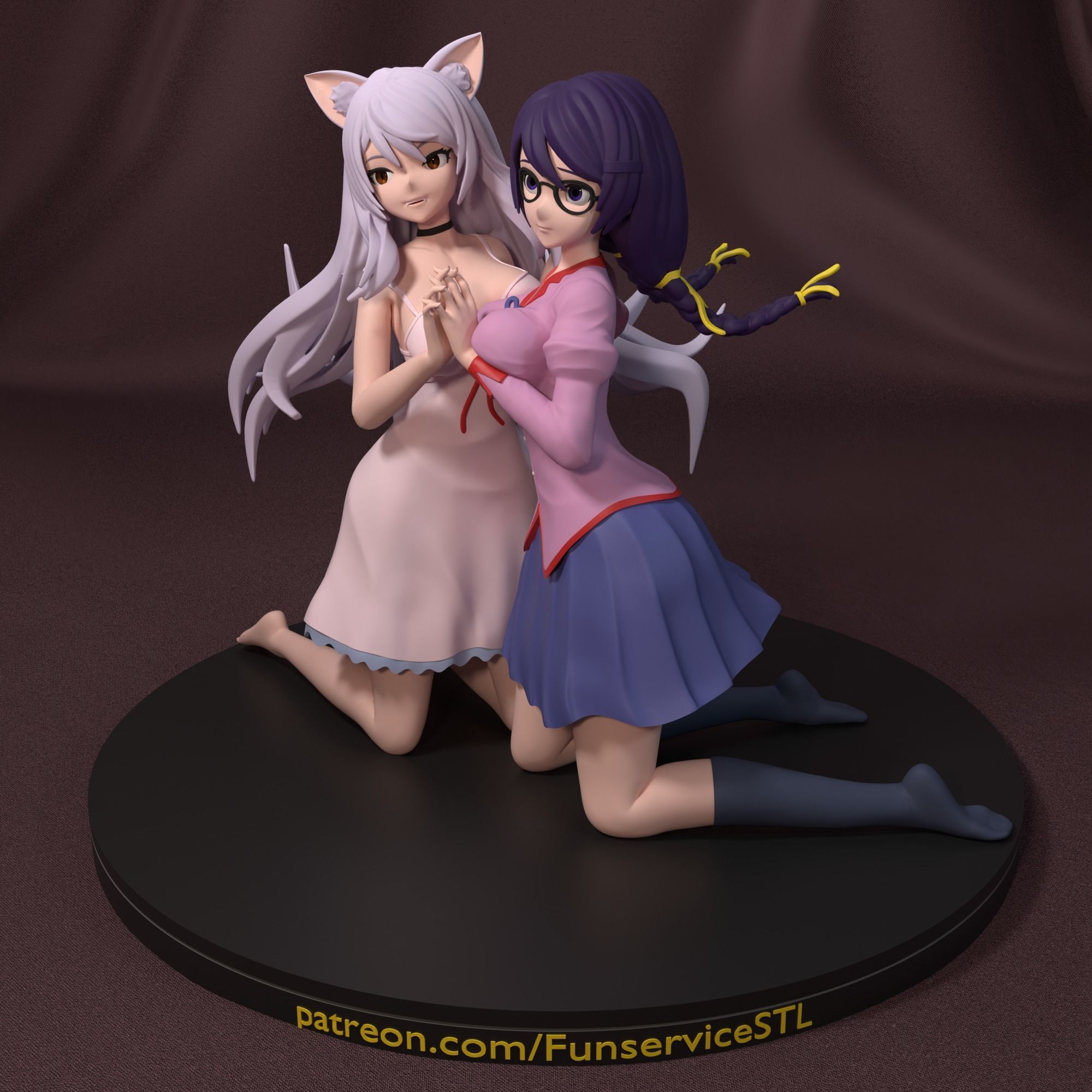 Tsubasa Hanekawa from Monogatari anime 3D print model_1