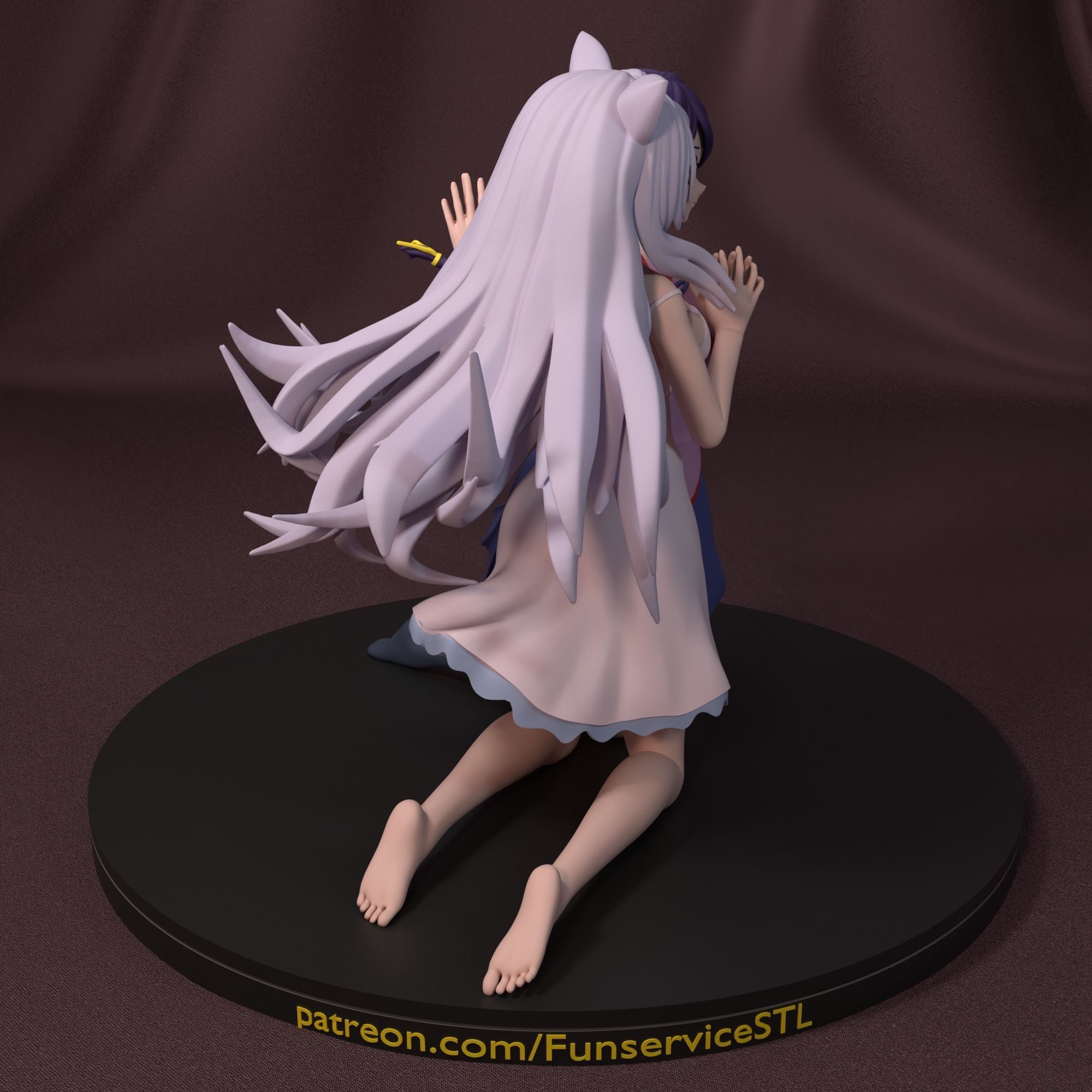 Tsubasa Hanekawa from Monogatari anime 3D print model_4