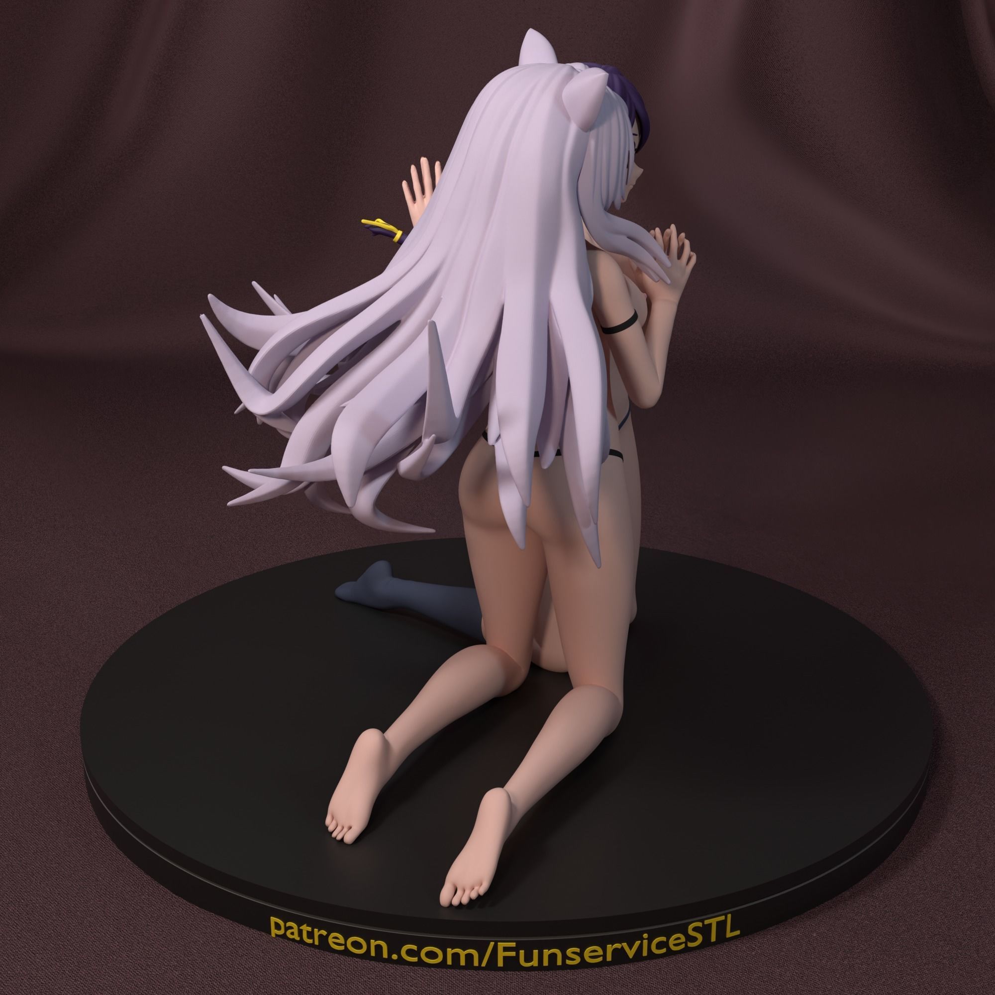 Tsubasa Hanekawa from Monogatari anime 3D print model_12