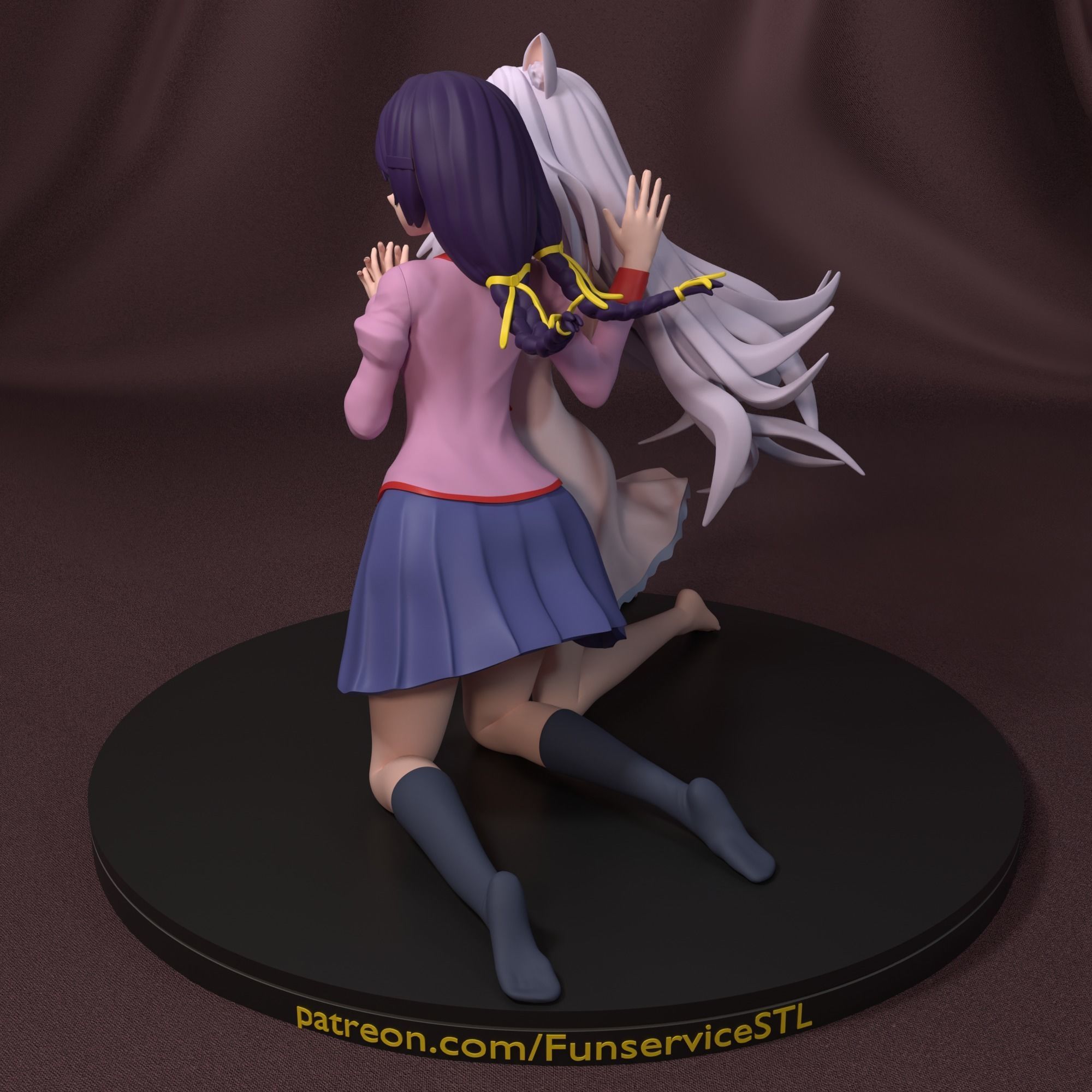 Tsubasa Hanekawa from Monogatari anime 3D print model_2