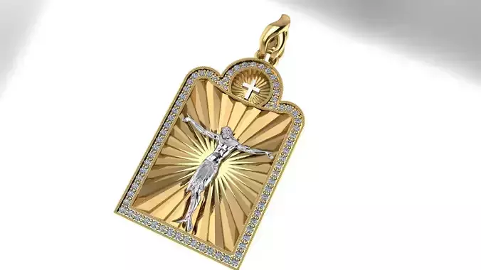 Jewelry Type Pendant Metal Weight 3D print model 3D print model