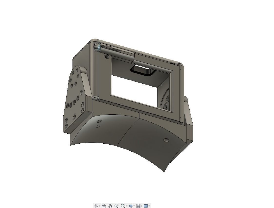 No sling hook GoPro Hero 9 10 11 skydiving  3D print model_4