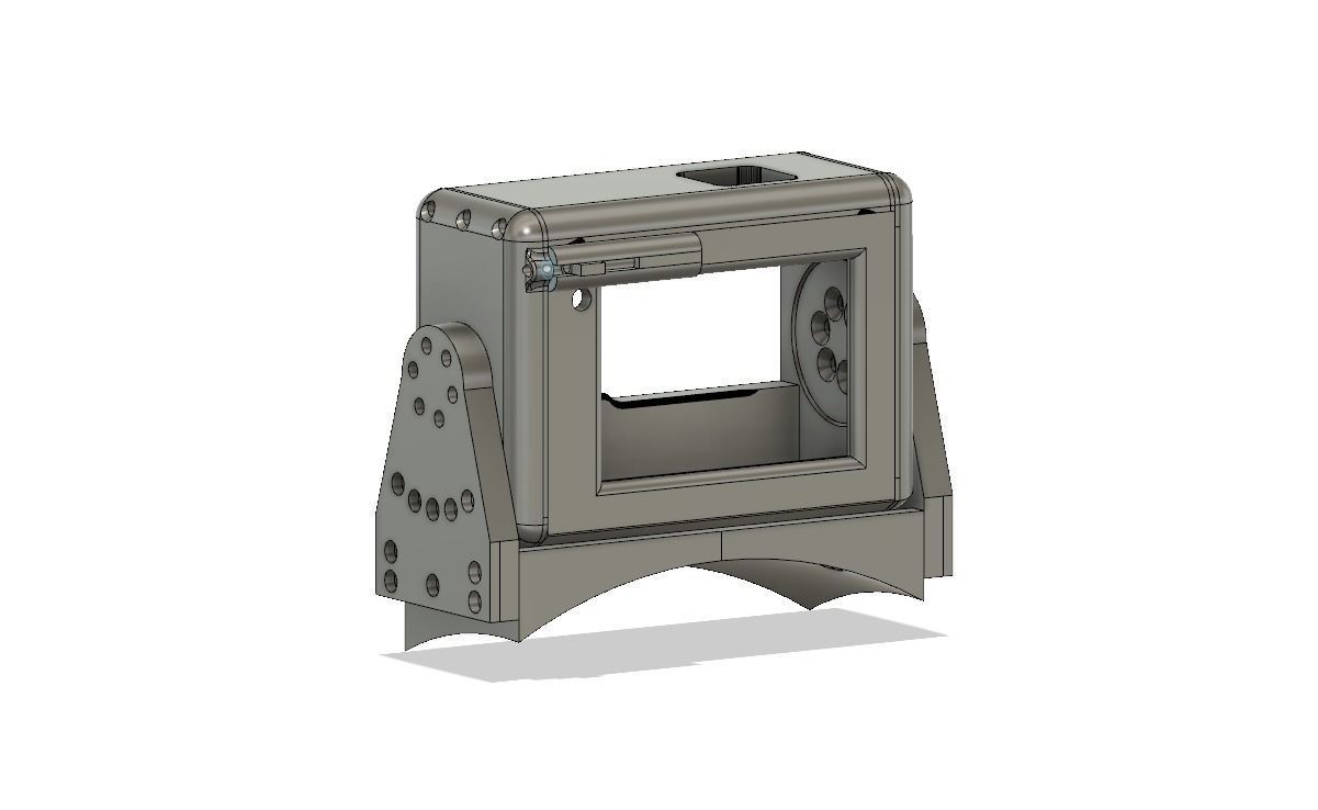 No sling hook GoPro Hero 9 10 11 skydiving  3D print model_3