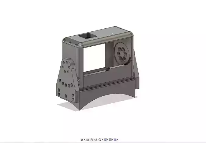 No sling hook GoPro Hero 9 10 11 skydiving  3D print model