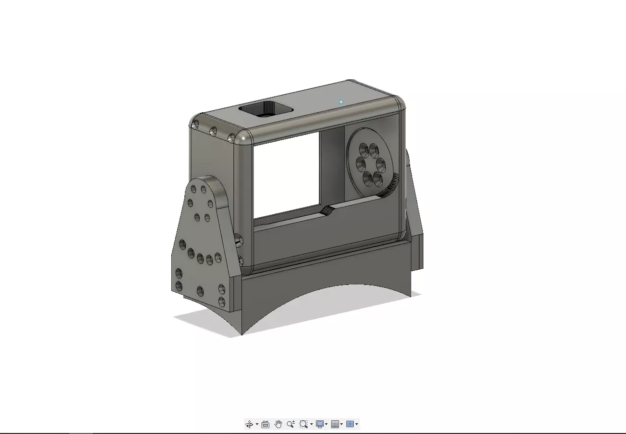 No sling hook GoPro Hero 9 10 11 skydiving  3D print model_0