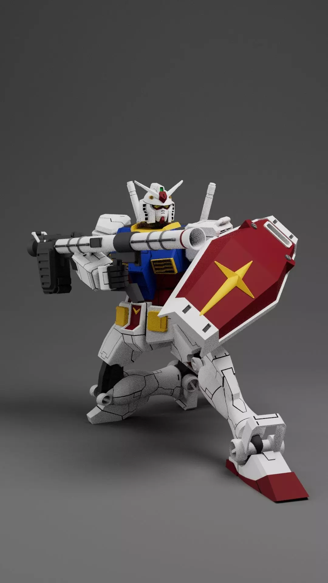 Rx-78-2 Gundam 3D model_0